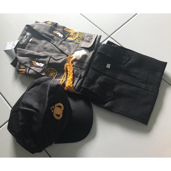 Baju Polwan Anak / Baju Karnaval Polwan Anak Anak
