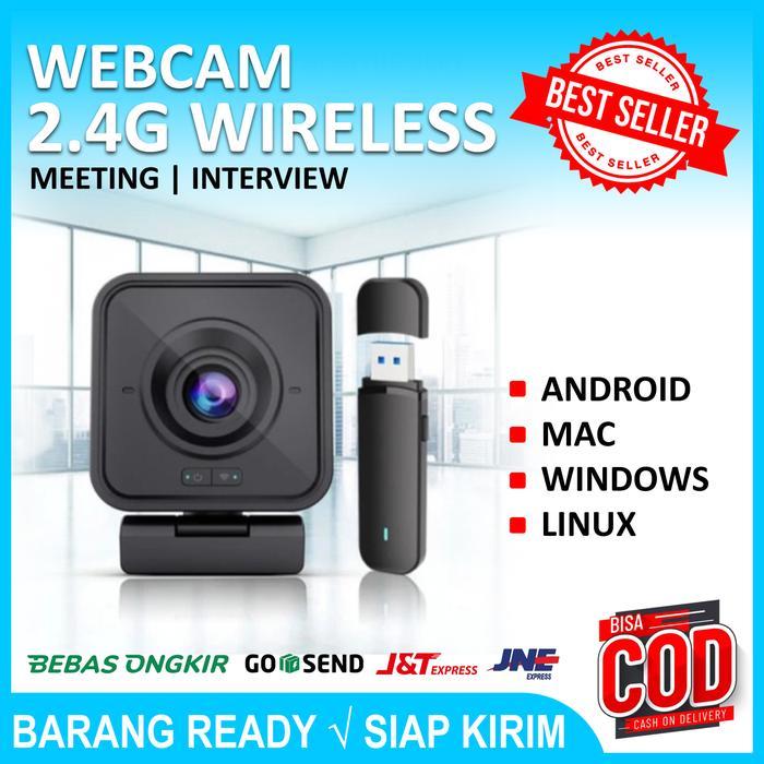 Ada Stok WEBCAM MEETING INTERVIEW HOSODO HSD-P100 FULL HD 2.4G WIRELESS TRANSMISSION