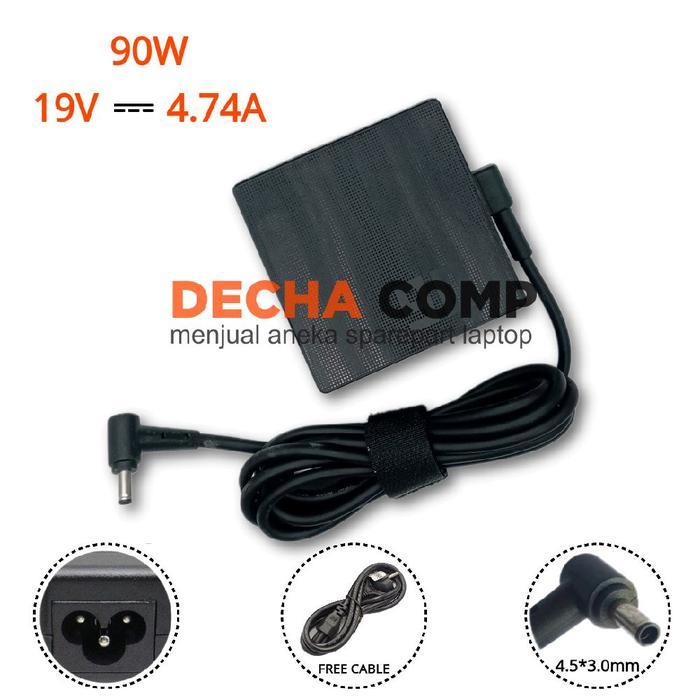 Ada Stok Adaptor Charger Asus VivoBook 14X K3405VC K3405VF K3405 K3405V K3405VA 19V 4.74A 90w