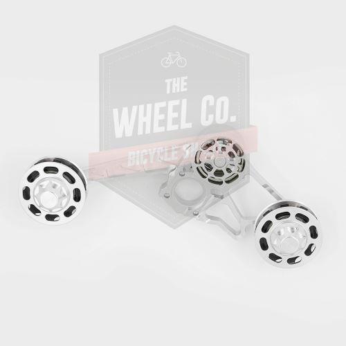 Pedalmaniaa- Tensioner Smith Untuk Brompton 3Sixty Pikes Alloy Silver
