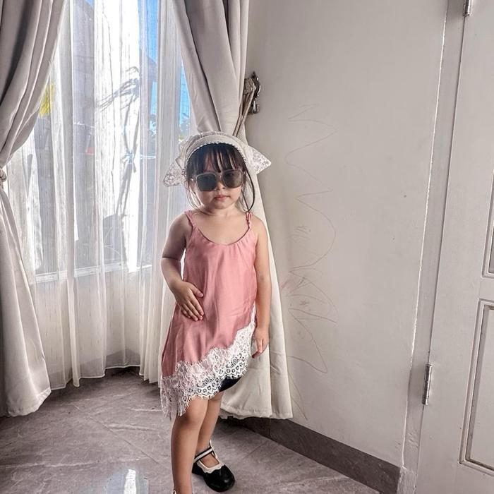 Aurelia kids top lace satin Tank lace anak atasan blouse