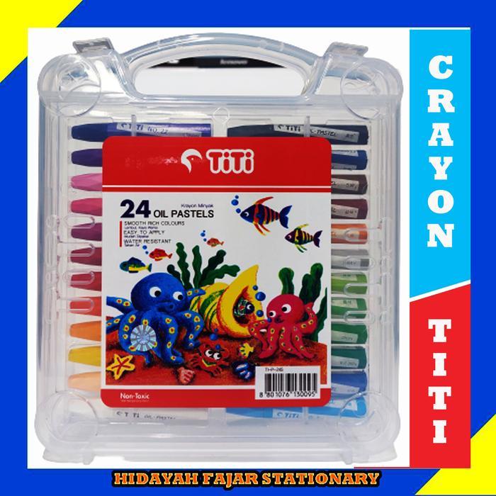 CRAYON TITI - OIL PASTEL - CRAYON TITI 24 WARNA