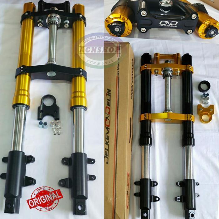 UP SIDE DOWN SHOCK DEPAN VIXION OLD / VIXION NEW DELKEVIC - GOLD