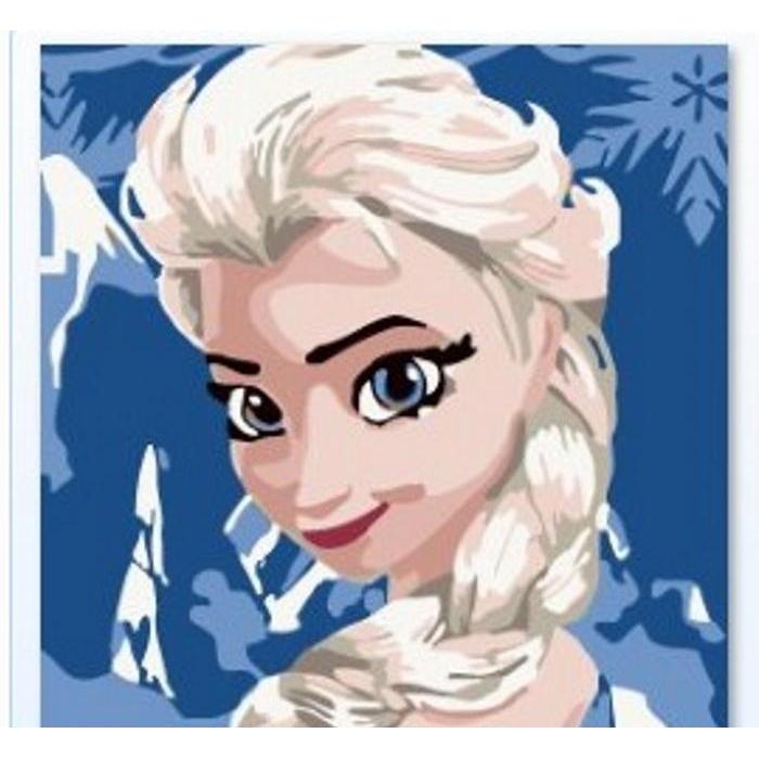 Ready Canvas Painting By Number Kit Kanvas Mewarnai Anak Princess Disney Terlaris