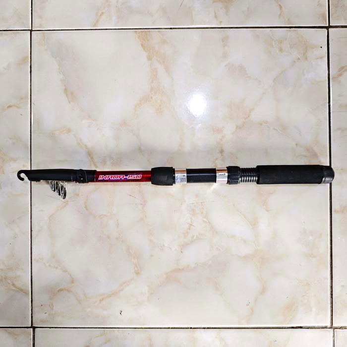Daiwa Fishing - Joran Pancing Antena Beloso 150Cm (Fiber Solid) Teleskopik Lentur, Kuat & Murah