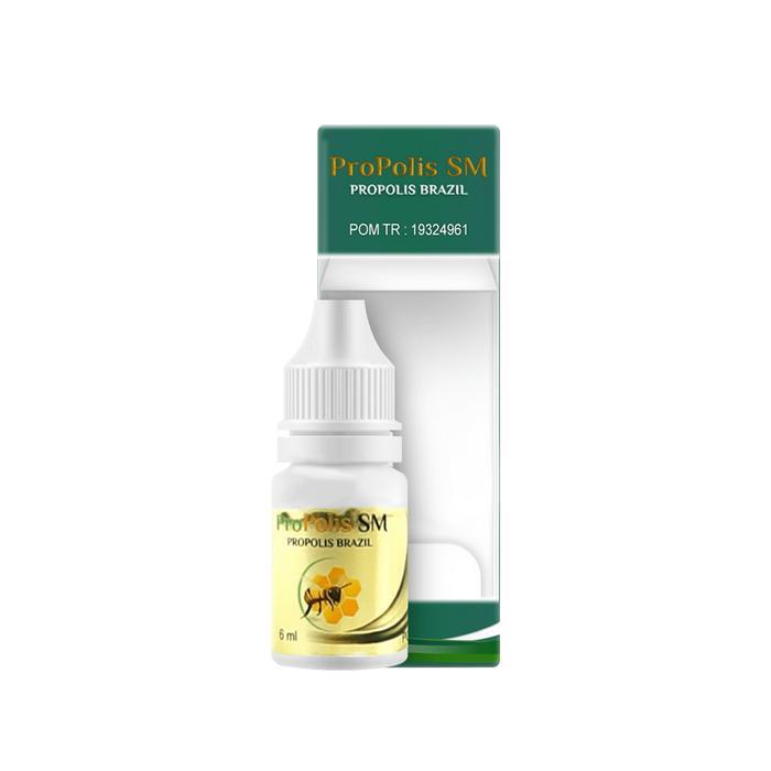 Propolis SM Obat Ketombe Berkerak & Rambut, Menghilangkan Ketombe Basah & Kering, Gatal di Kepala - 