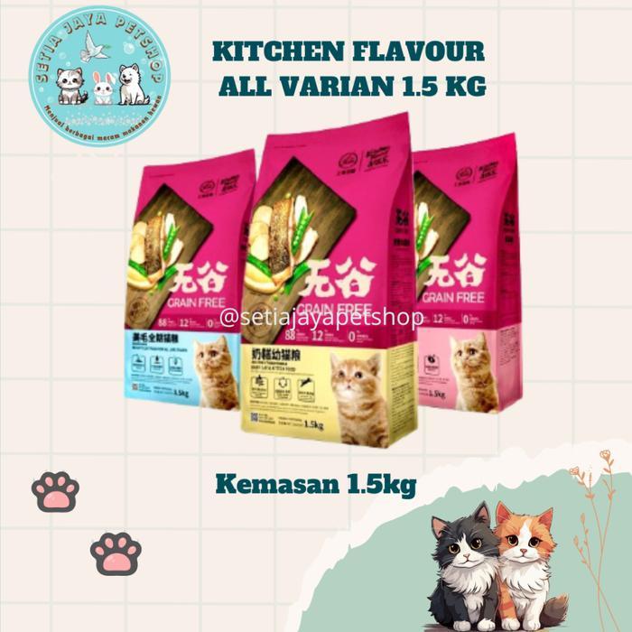 Ready Makanan Kucing Kitchen Flavor Grain 15Kg