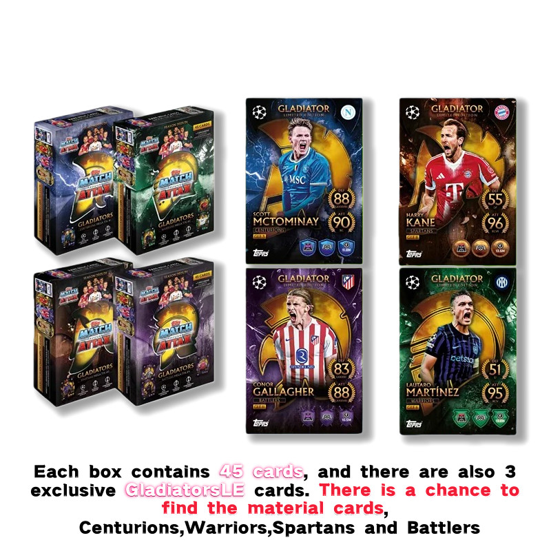 2026 New Season Topps UCC Match Attax 2025-26 Top Champions League match ttag big iron boxSeries