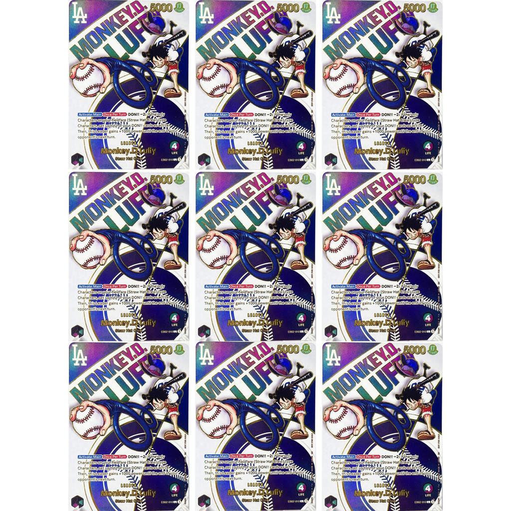 x BVB TCG Collaboration ST13003 Monkey D. Luffy Cards Texture FullArt Foil Cards high Quality Proxy