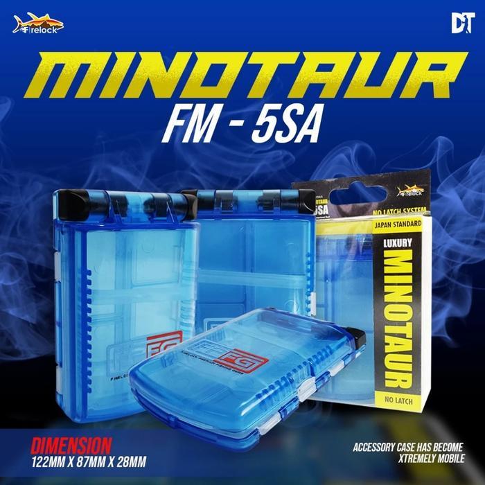 Kotak Pancing Box Minotaur FM-5S Box FPFG Firelock Premium Fishing Gear Folding Compartment Case
