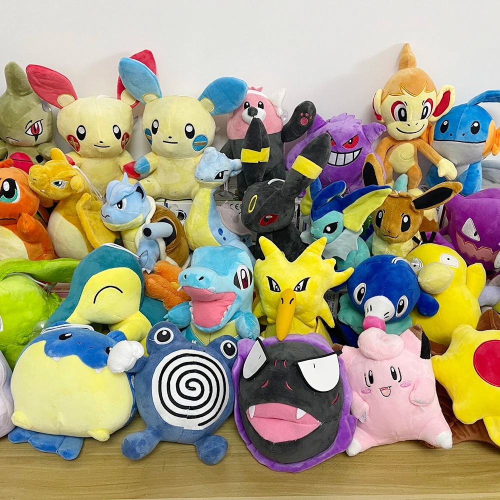 Pokemon Pikachu Plush Butterfree Stuffed Doll Sudowoodo Dragonair Blastoise Charizard Piplup Peluche