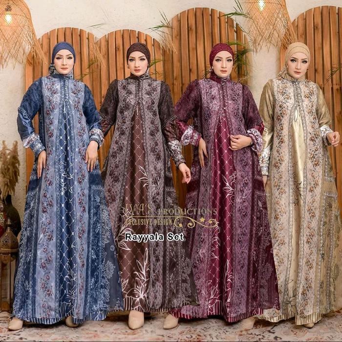 gamis rayyala dress set outer ivas