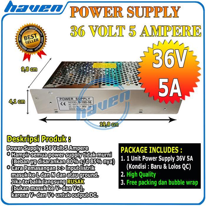 Joyfull- Power Supply 36V 10A / Psu 36V 10A Switching Power [Kode 1Kode 2Kode 3Kode 4Kode 5Kode