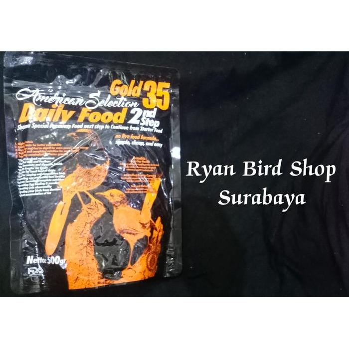 READY VOER AMS GOLD35 STEP2 ATAU VOER AMERICAN DAILY FOOD KEMASAN 500GRAM
