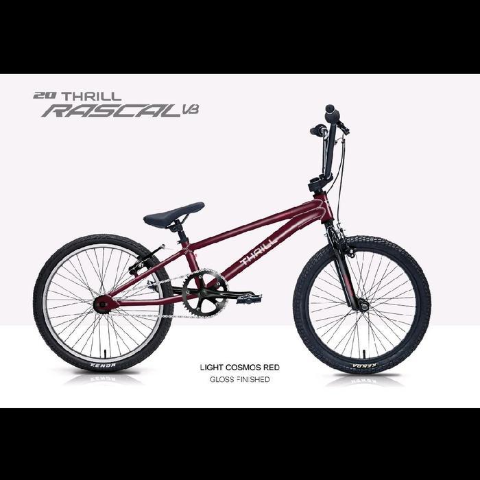 BMX Onthel ontel Thrill Frenzy Rascal Micro Junior Frame Alloy Race 20 plus  22 sepeda bmx race vira