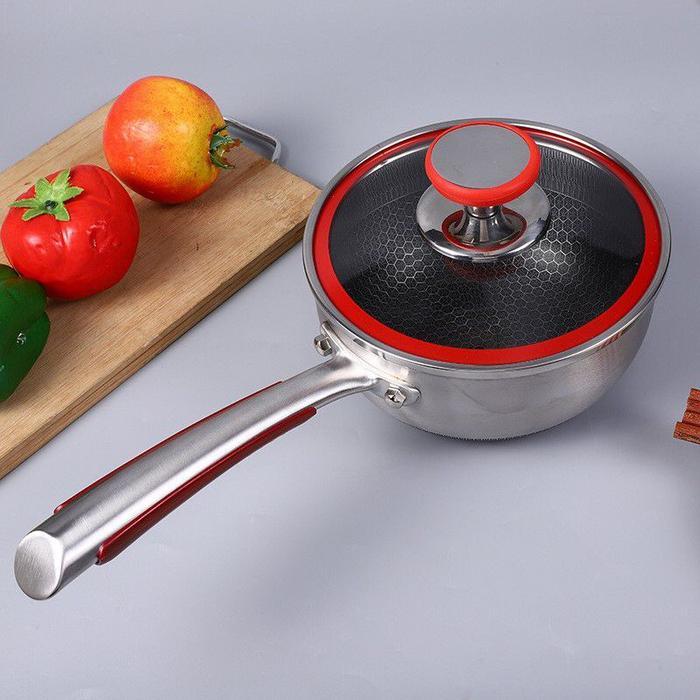[Ms] Panci Honeycomb Stainless Steel 316 / Panci Susu Anti Gores #Gratisongkir