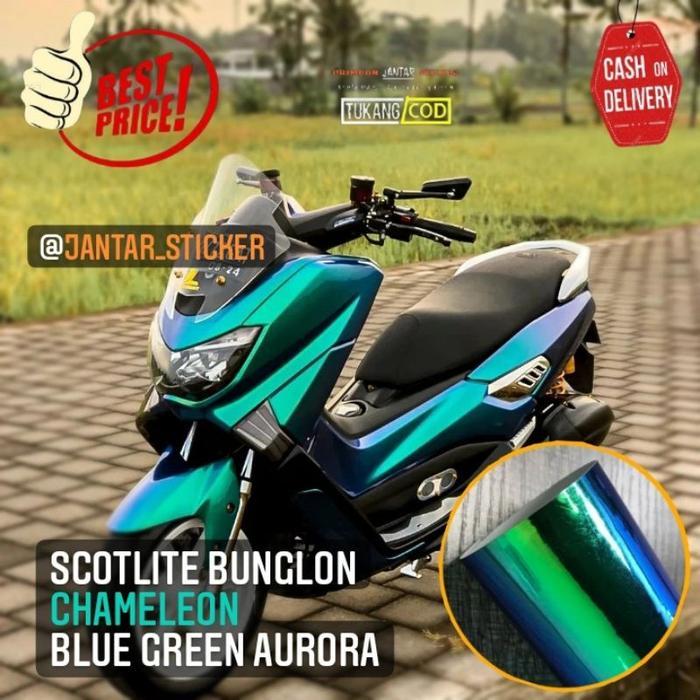 Terbaru Scotlite Bunglon Premium Sticker Skotlet Bunglon Chameleon Scotlet Motor Mobil Jenis Bunglon