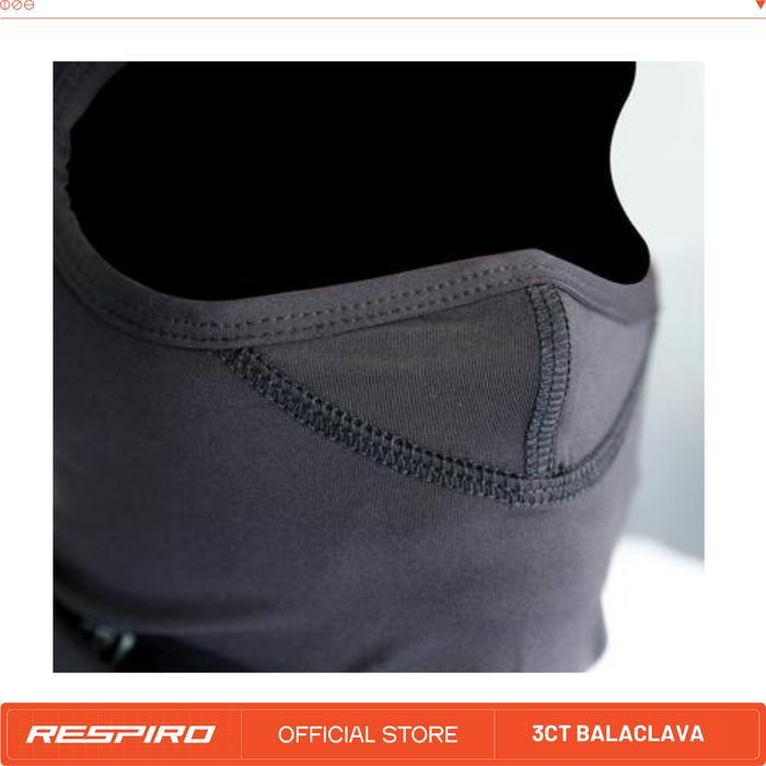 Official Respiro Balaclava 3Ct Masker Motor Untuk Kondisi Panas Original