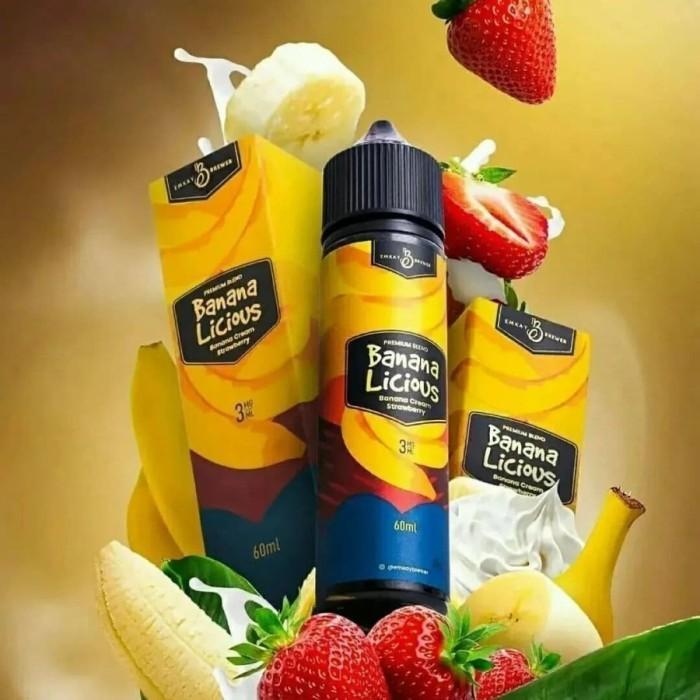 UA BANANALICIOUS BANANA CREAM STRAWBERRY 60ML BY EMKAY BREWERY