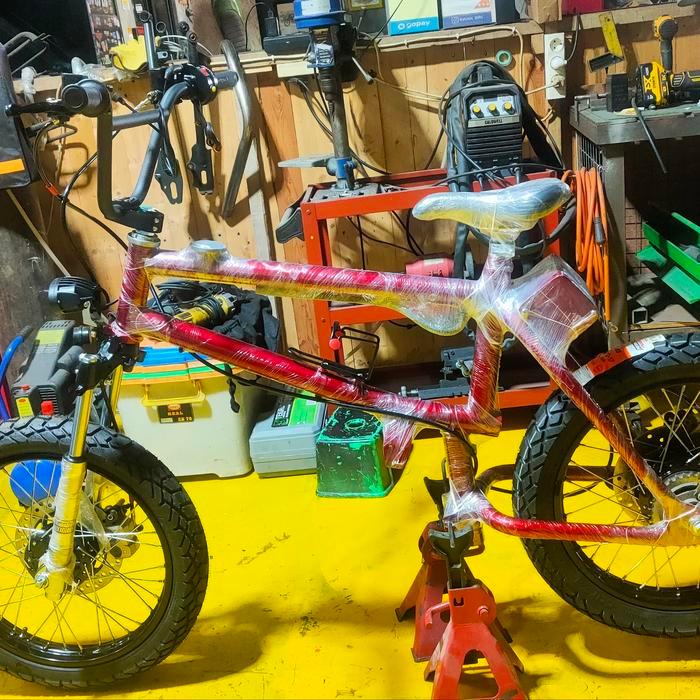 Modifikasi Motor BMX Cub Frame Rigid Pre Order sesuai Pesanan