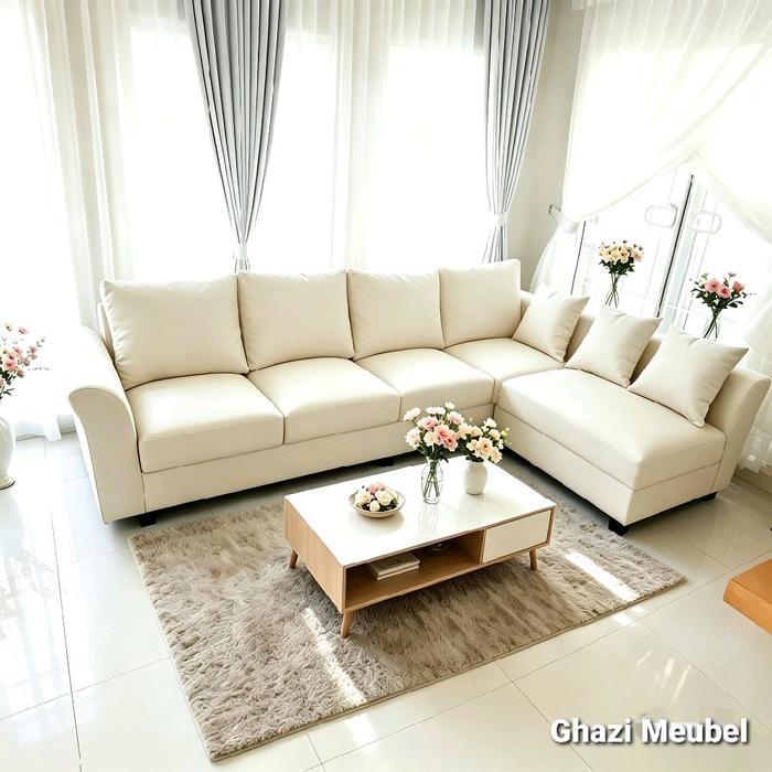 Sofa L Minimalis - Sofa L Jumbo - Sofa Tamu Furniture