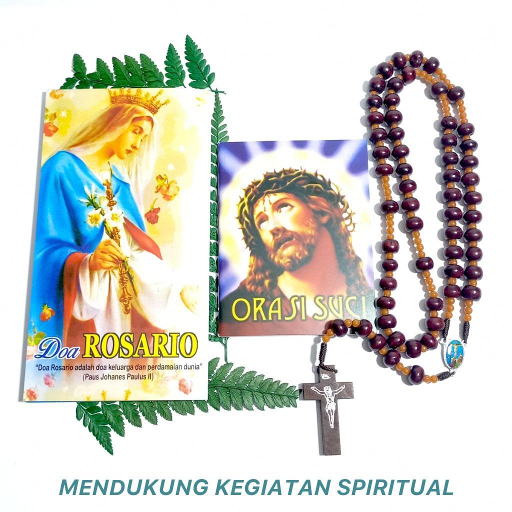 Paket Doa Rosario; Rosario - Lembaran Doa Rosario - Buku Doa Saku Orasi Suci Katolik
