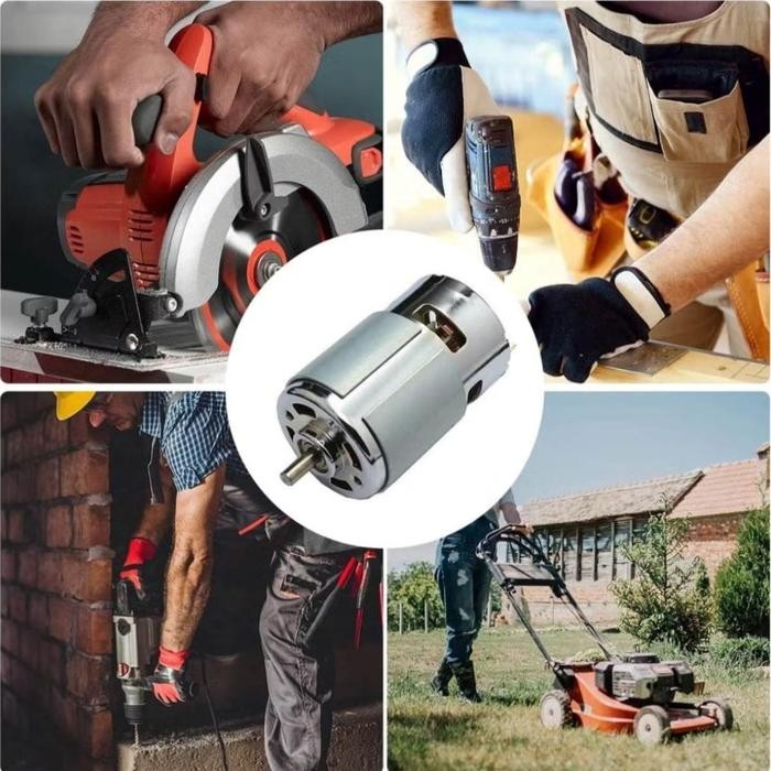 Dinamo DC 775 12 volt high speed as bulat dobel bearing