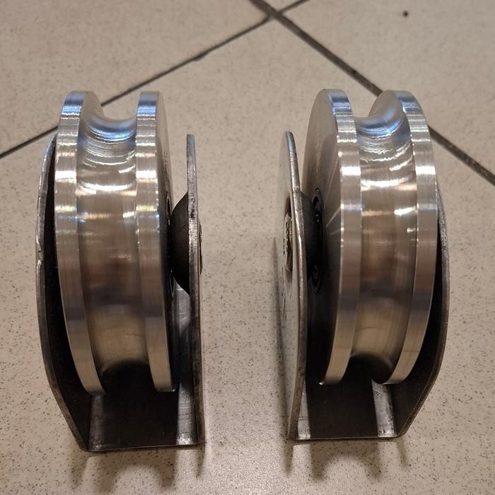 NEW - roda pintu pagar/roda pintu gerbang/roda pagar stainless 4 inchi 304( behel )