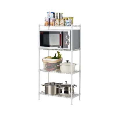 KRISBOW RAK BESI 4 TINGKAT - PUTIH