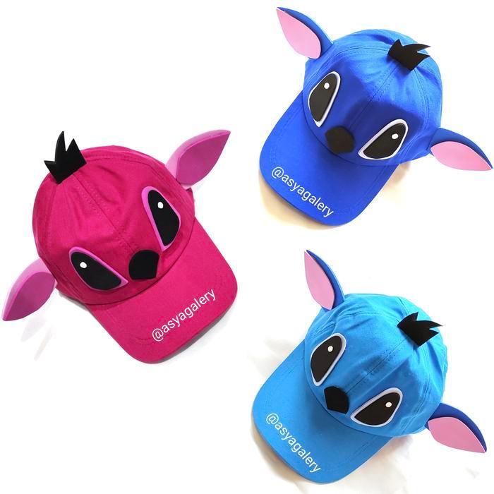 Topi Anak Karakter Stitch / Topi Karakter Stitch / Topi Lilo Stich Fashion