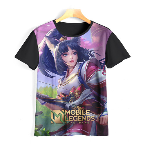 Baju Kaos Mobile Legends Hero MIYA Skin Suzuhime Kaos Game Esport Baju Anak Dan Dewasa | TeesMart