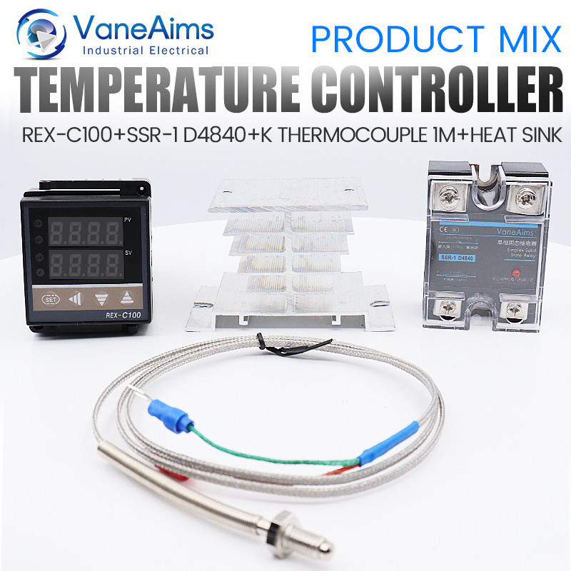 Digital PID Temperature Controller REX-C100 REX C100 thermostat