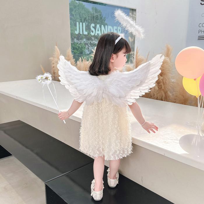 Easy - Kostum Pesta Sayap Malaikat Besar / Sayap Bulu Dewa Asmara / Sayap Besar / Sayap Malaikat /