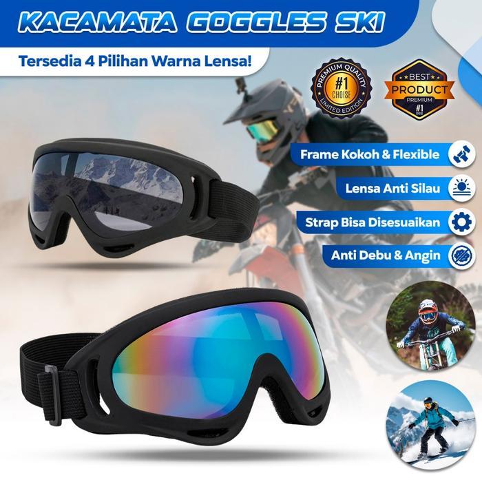 Kacamata Helm Motor Kacamata Ski Goggles Kacamata UV400 Kacamata Aksesoris Helm Sepeda Motor