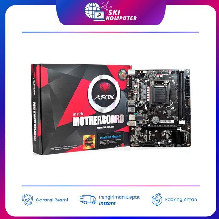 MOBO MOTHERBOARD AFOX H81 SOCKET LGA 1150 NEW