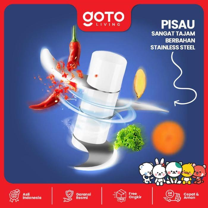 Goto Lucy Harper Mini Chopper Blender Penggiling Bumbu DapurPortable