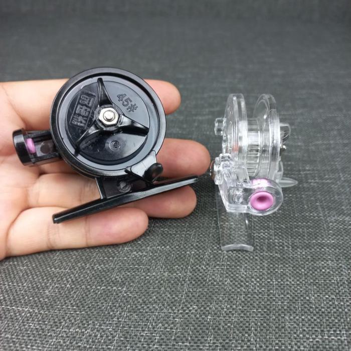 Aquasite Reel Tokos Berkualitas Untuk Mikro Fishing Reel Tegek Mini Ril Mancing Kecil Bahan Plastik