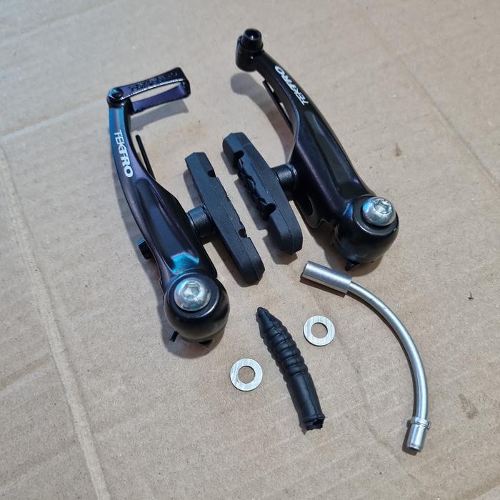 V Brake Rem Bmx Mtb Tektro Original Hitam Alloy