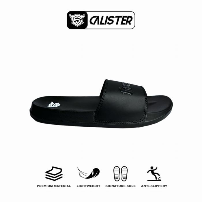 mgx1- Freak Sandal Pria Slop Logo Timbul Simple Karet Shoes