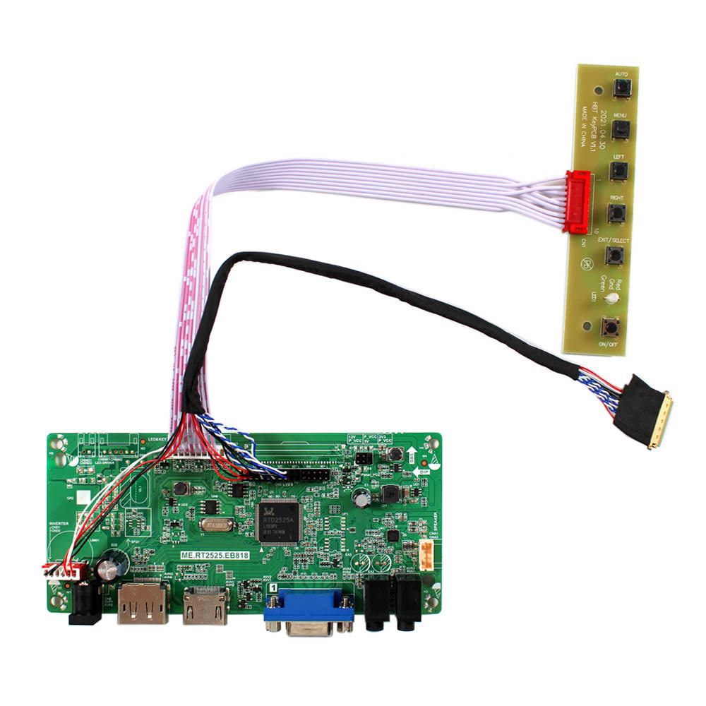 DP HD-MI VGA LCD Controller Board For  LP101WH1 N101BGE LTN156AT02
