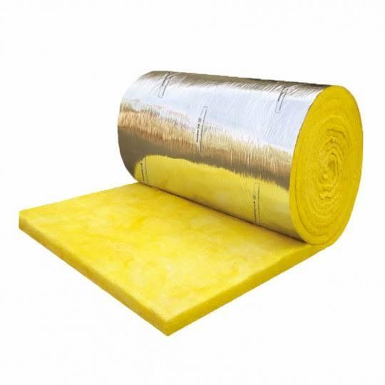 Glasswool Aluminium Foil Busa Peredam Suara Peredam Panas Tebal 1 Inch Original