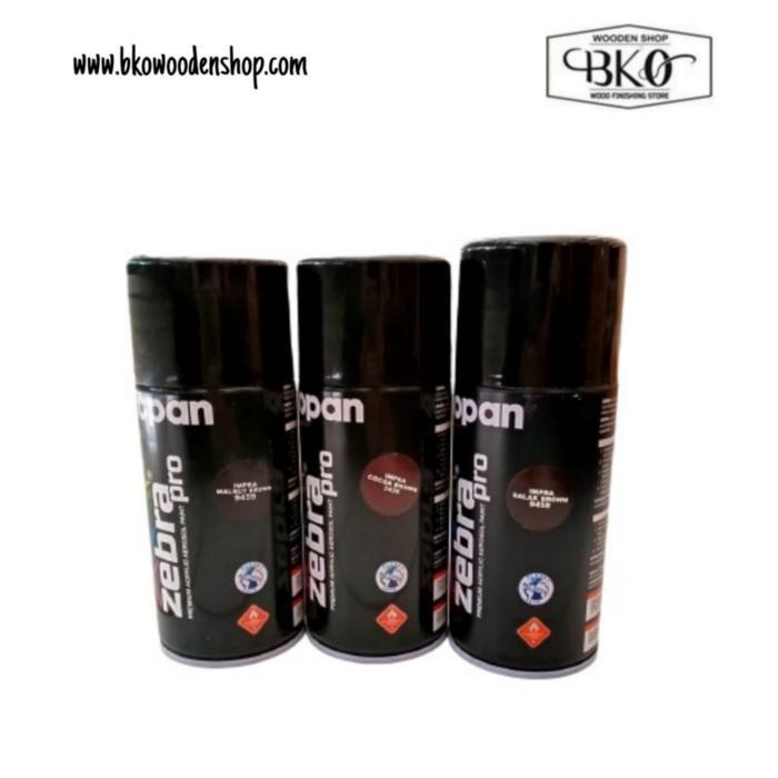 ZEBRA PRO 300CC WARNA KAYU CAT SEMPROT AEROSOL PAINT PILOX PILOK KAYU