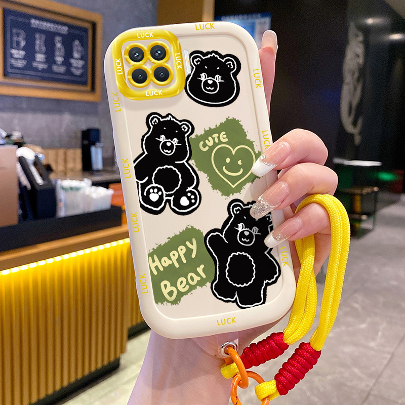 Casing Hp untuk OPPO A93 2020 Reno 4F Reno4 F Reno 4 Lite F17 Pro Case Casing HP Softcase silikon Ka