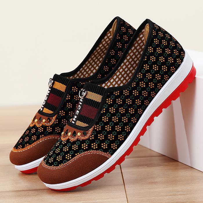 Termurah Qingshui Sepatu Sneakers Wanita, Sepatu Loafers Wanita, Sepatu Slip-On Wanita, Sepatu Flat