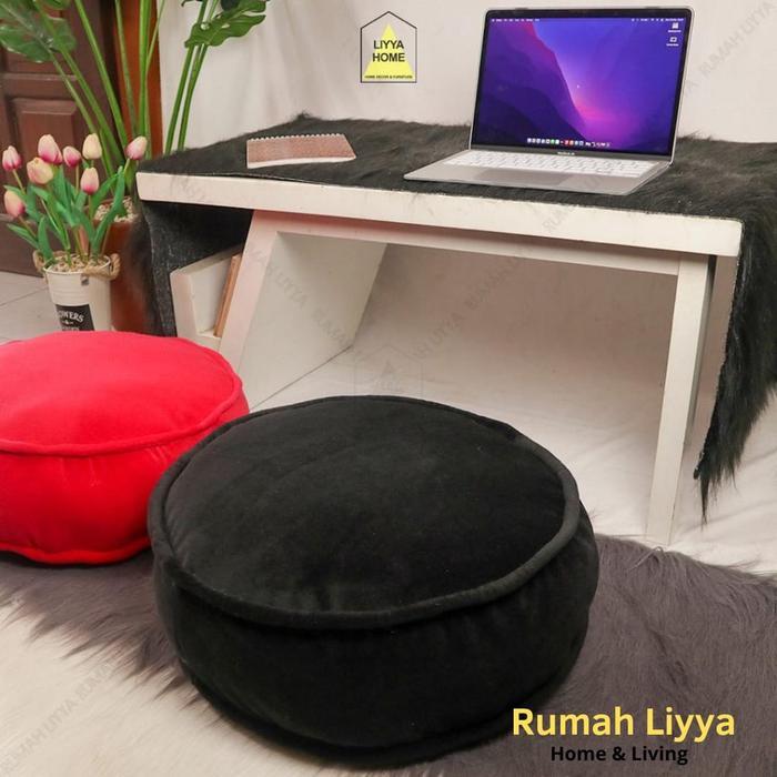 53lg- Bantal Bulat Lesehan Duduk Lantai Cafe Jumbo Empuk Premium