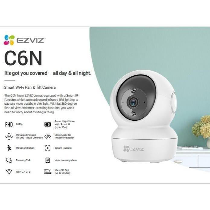 BERGARANSI Ezviz C6N/C8C Smart WiFi Pan & Tilt Camera CCTV Ezviz C6N C8C