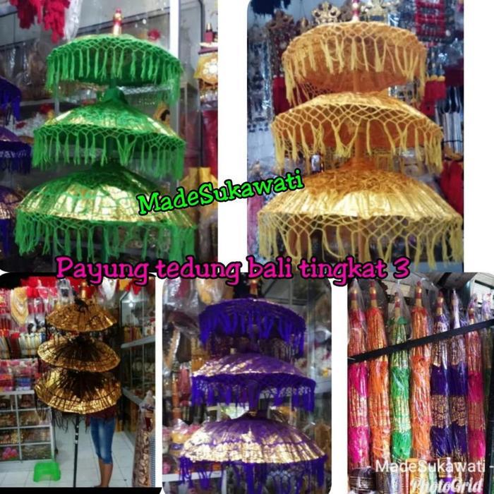 Payung Pajeng Tedung Bali Tingkat 3 Terbaru 