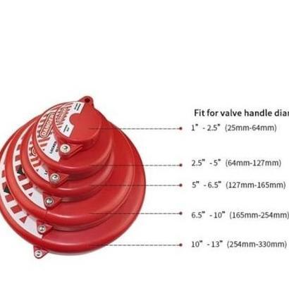 Gate Valve Lockout 2.5-5Inch 1Pc