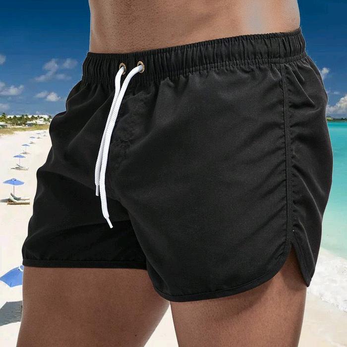 olahraga bahan polyester celana olahraga bahan polyester - HITAM, S