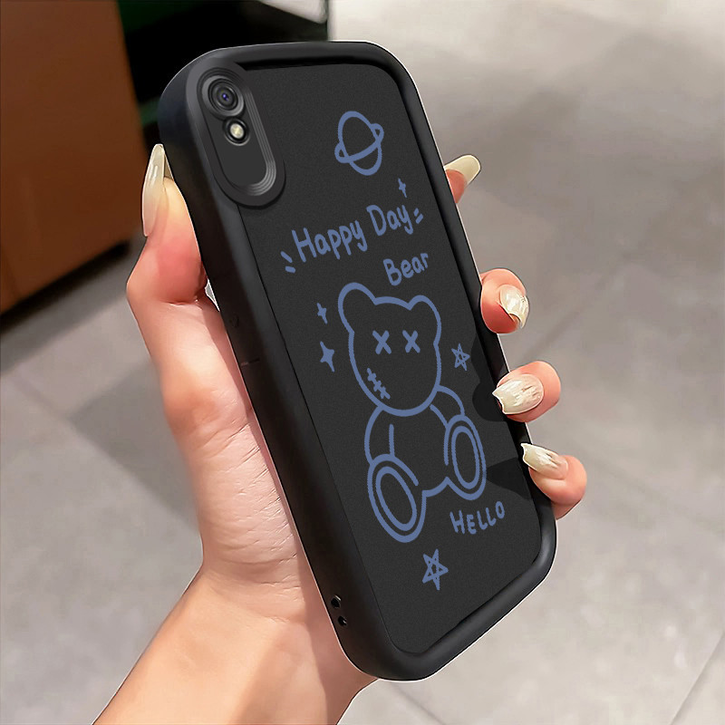 Casing Hp Xiaomi Redmi 9A Redmi 9i Redmi 9T Redmi 9 Power Case Beruang Kecil Planet Kasing Best Sell